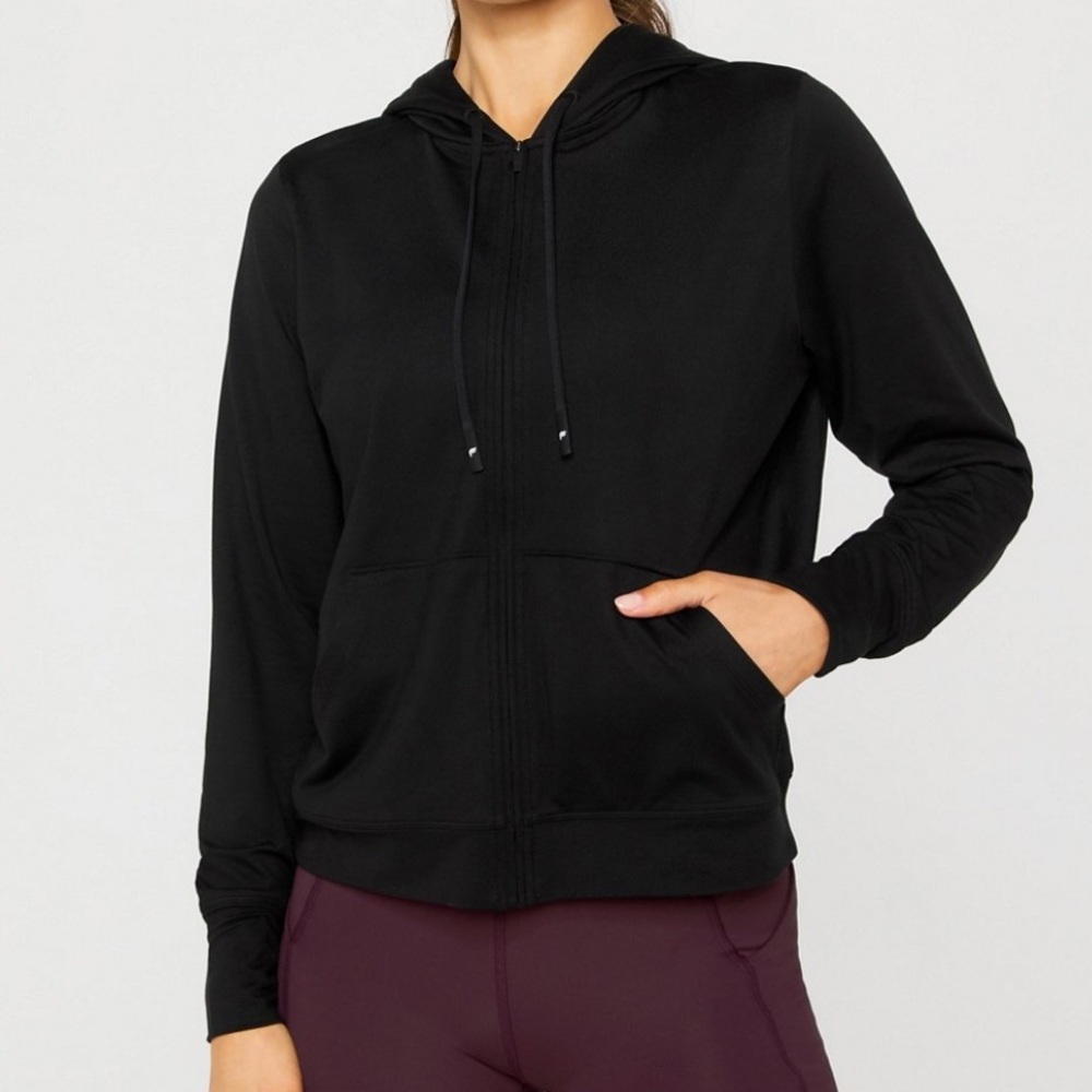 Cloud Jersey Full Zip Hoodie  Fabletics Size Small